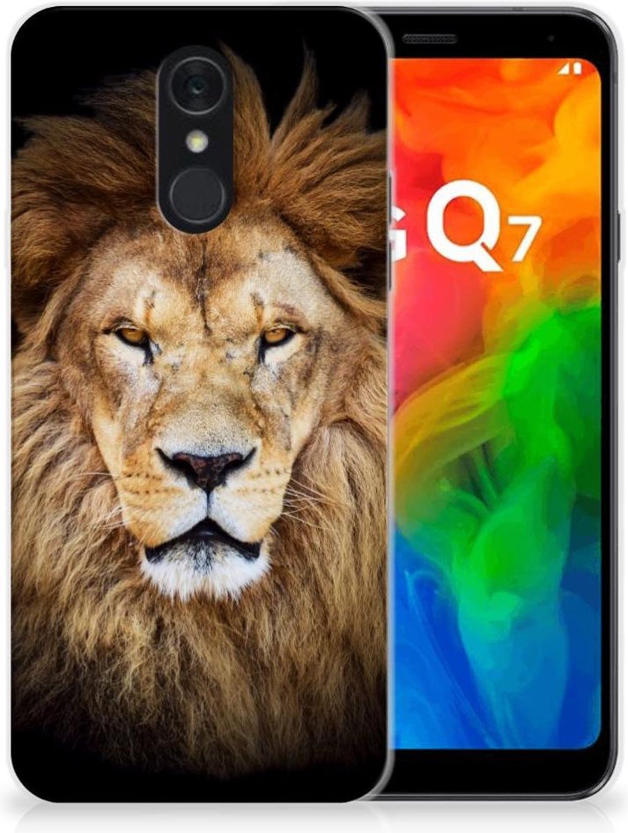 LG Q7 TPU Hoesje Leeuw