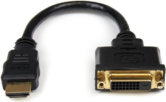 20cm HDMI naar DVI-D Video Verloopkabel HDMI mannelijk naar DVI vrouwelijk  | bol.com