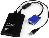 StarTech KVM console naar laptop USB 2.0 draagbare Crash cart adapter met bestandsoverdracht & video-opname