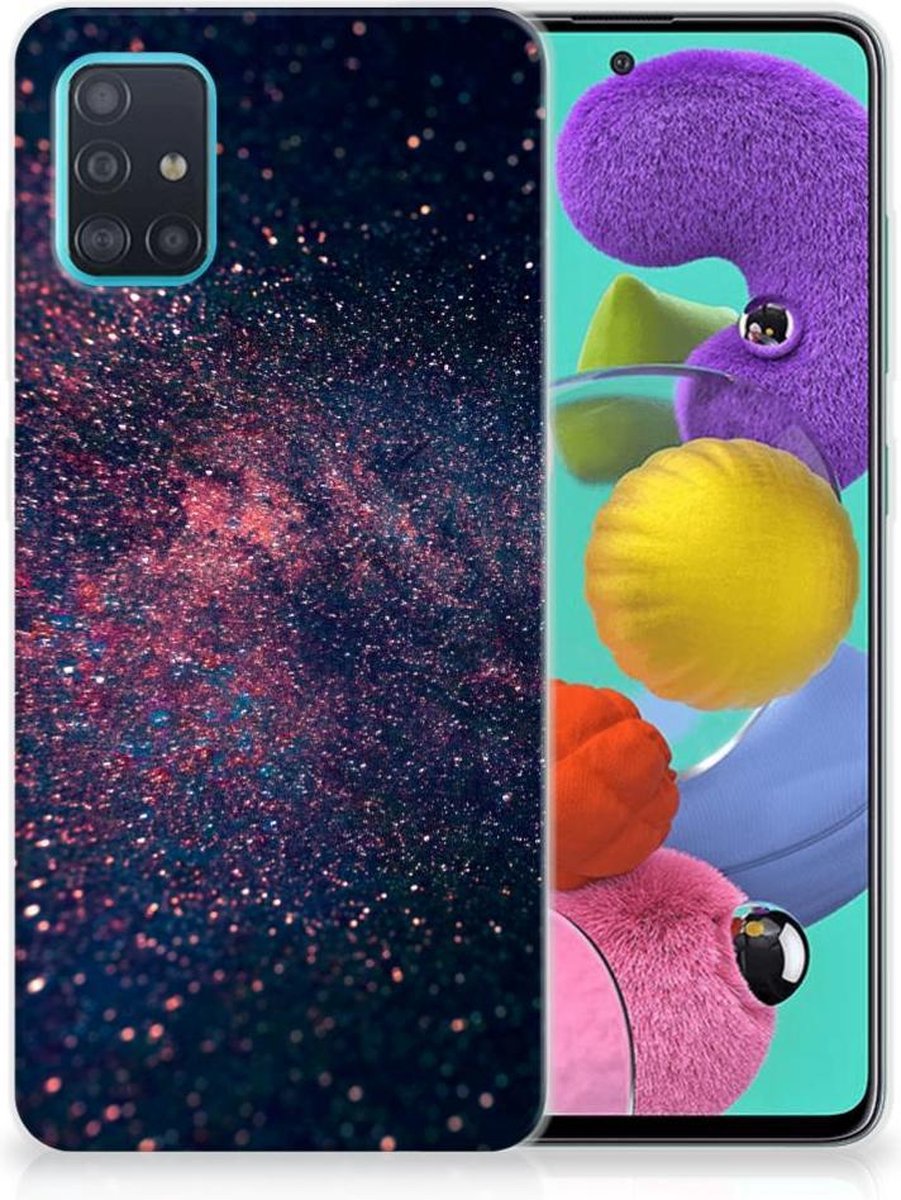 Samsung Galaxy A51 TPU Hoesje Stars