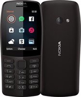 Nokia 210, Rechthoek, Dual SIM, 6,1 cm (2.4"), 320 x 240 Pixels, 1020 mAh, Zwart