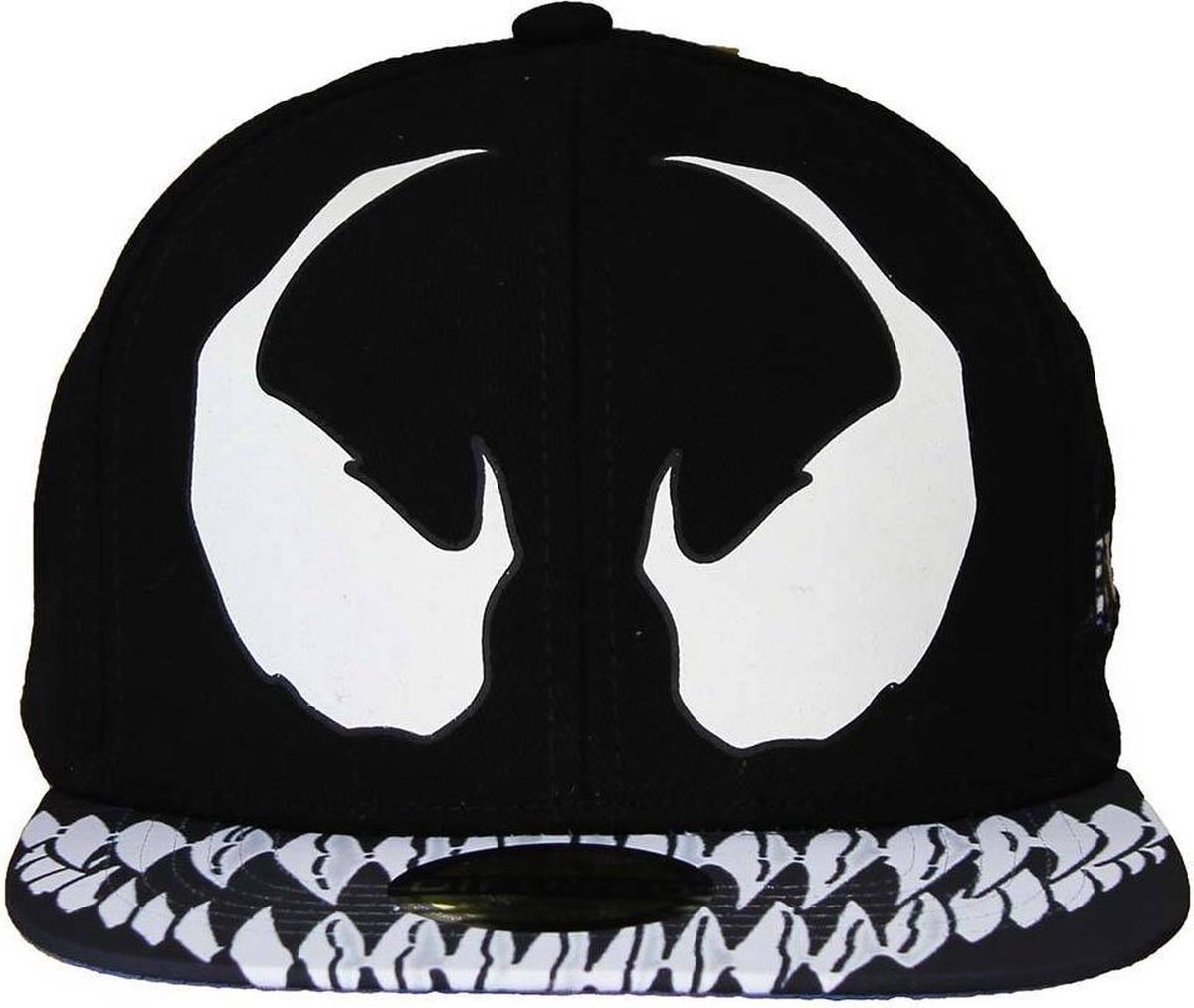 Spiderman Venom Snapback Cap Pet Zwart/Wit - Officiële Merchandise - Spider-Man