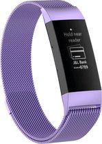 watchbands-shop.nl Milanees bandje - Fitbit Charge 3 - Paars
