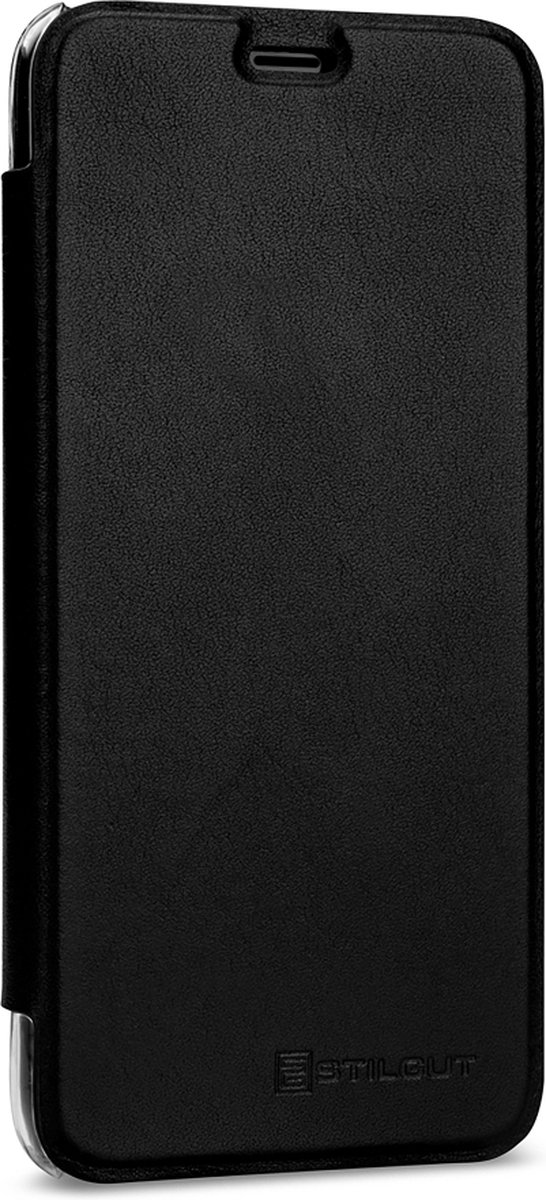 StilGut Berlin Book Type - Telefoonhoesje - Zwart - Galaxy A6 (2018 )