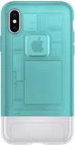Spigen Classic C1 Bondi voor iPhone X - Retro Blauw