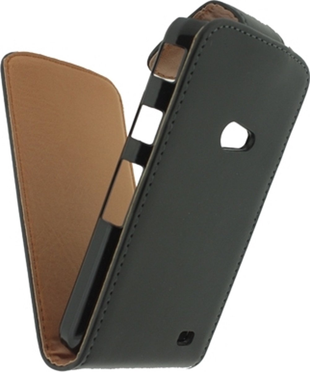 Xccess Leather Flip Case Samsung I8530 Galaxy Beam Black op Prijzenvolger.com