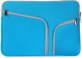 Mobigear Double Zipper Neopreen Sleeve Universeel - Laptop 13 inch - Blauw