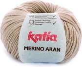 Merino Aran Garen Katia Beige Kleurnr. 10 - merino - merino wol - haakgaren - breien - haken - breigaren - haken voor interieur - haken voor baby - super zacht - zacht wol - baby w