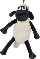 Pluche Shaun het Schaap knuffel 56 cm/kruik 0,8 liter - Shaun the Sheep schapen speelgoed - Warmwaterkruik met pluche hoes/kruikenzak