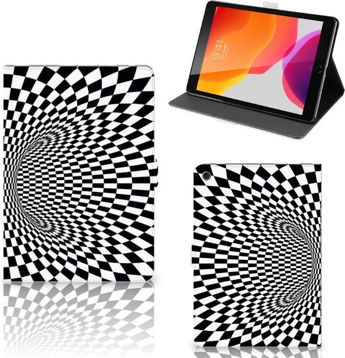 iPad 10.2 2019 | iPad 10.2 2020 | 10.2 2021 Tablet Beschermhoes Illusie