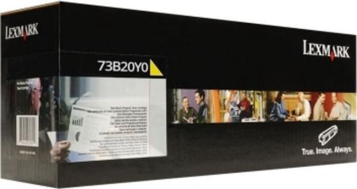 Lexmark 73B20Y0 tonercartridge 1 stuk(s) Origineel Geel
