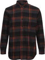 Peak Performance  - Steve Flannel Shirt - Geruit Overhemd - XXL - Zwart