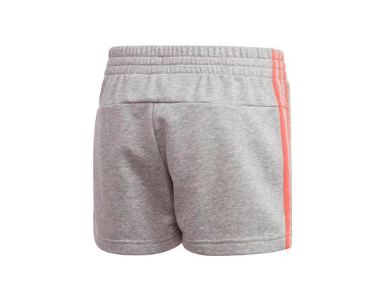 adidas - YG Essentials 3 Stripes Short - Meisjes Sportbroekje - 164 - Grijs  | bol.com