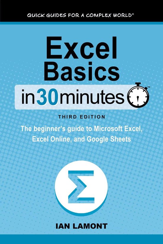 Excel Basics In 30 Minutes - cover