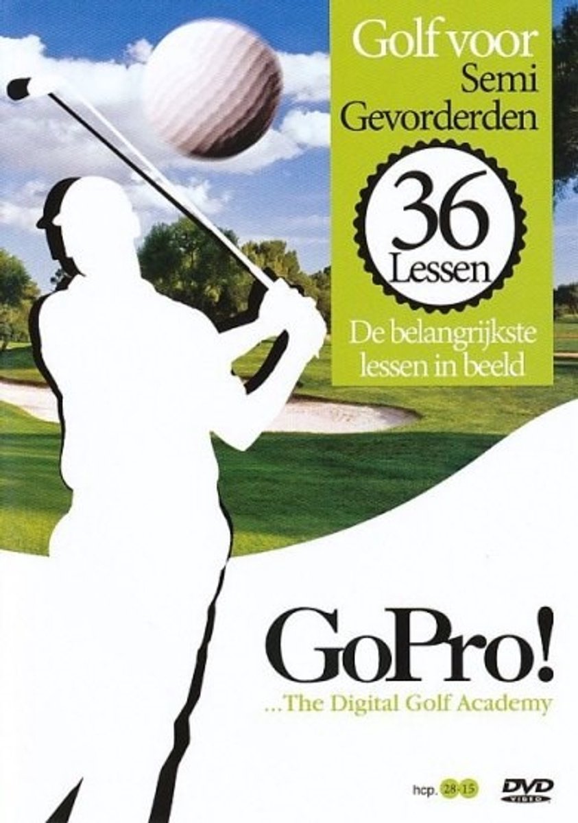 Gopro - De 36 Belangrijkste Golflessen In Beeld Semi - Gevorderden (DVD)