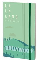 notitieboek Los Angeles 13 x 21 cm papier groen