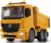 kiepwagen RC Mercedes-Benz Arocs 2,4 Ghz geel 1:20