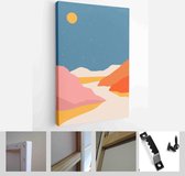 Abstract coloful landscape poster collection. Set of contemporary art print templates. Nature backgrounds for your social media - Modern Art Canvas - Vertical - 1812956644 - 50*40