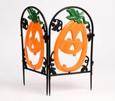 4x Stuks horror kerkhof decoratie graf/tuinpad hekje 41 x 23 cm - Halloween tuinversiering