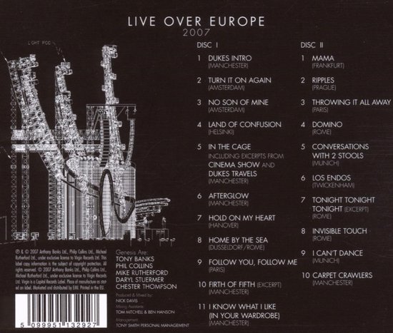 Genesis - Live Over Europe Special (2 CD)