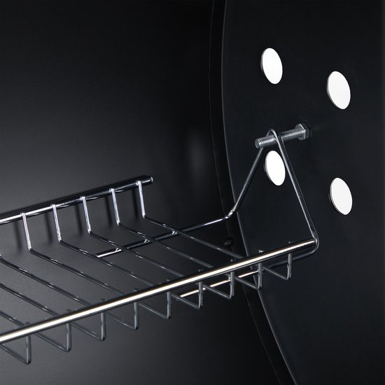 houtskool bbq - met deksel - verstelbare beluchting - stabiel - 96,5 x 103 x 64,5 cm - zwart van BluMill — afbeelding 3
