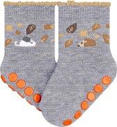 FALKE Huissokken Antislip Forest Animals 10428 - Grijs 3400 light grey Kinderen - 62-68