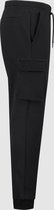 Purewhite -  Heren Tapered Fit   Broek  - Zwart - Maat L