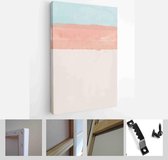 Set of Abstract Hand Painted Illustrations for Wall Decoration, Postcard, Social Media Banner, Brochure Cover Design Background - Modern Art Canvas - Vertical - 1906926493 - 50*40