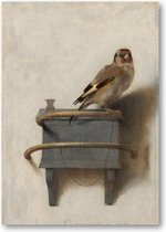 Het puttertje - Carel Fabritius - A1 Poster Staand - 59x84cm -