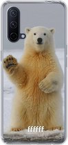 6F hoesje - geschikt voor OnePlus Nord CE 5G -  Transparant TPU Case - Polar Bear #ffffff