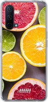 6F hoesje - geschikt voor OnePlus Nord CE 5G -  Transparant TPU Case - Citrus Fruit #ffffff
