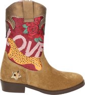 Shoesme meisjes cowboy laars - Cognac - Maat 30