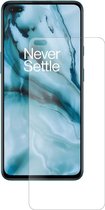 Screenprotector voor OnePlus Nord - tempered glass screenprotector - Case Friendly - Transparant
