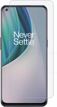 Screenprotector voor OnePlus Nord N10 - tempered glass screenprotector - Case Friendly - Transparant