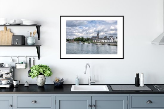 Cadre photo avec affiche - Water - Maastricht - Air - 90x60 cm - Cadre pour affiche