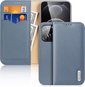 iPhone 13 Pro Hoesje - Dux Ducis Hivo Wallet Case - Blauw