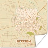 Affiche Carte - Rijssen - Vintage - 30x30 cm