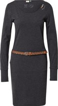 Ragwear jurk montana Donkerbruin-L (40)