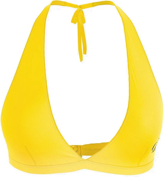 Calvin Klein HALTER NECK TRIANGLE bikini top dames geel