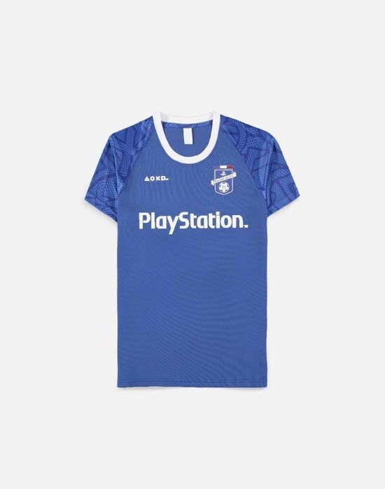 PlayStation Heren Tshirt -S- France EU2021 Blauw