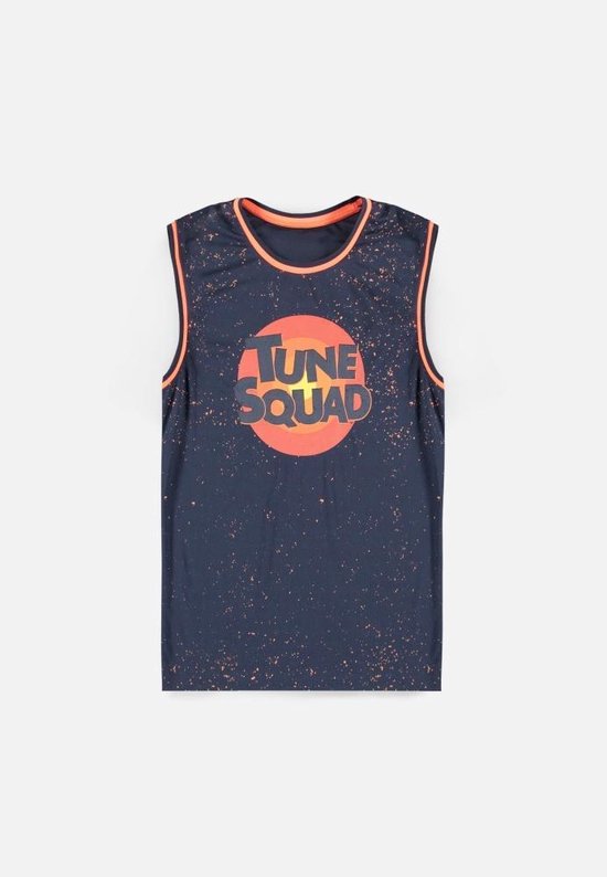Looney Tunes Space Jam Tune Squad Basketball Shirt Blauw - Officially Licensed