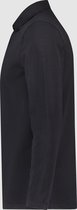 Purewhite -  Heren Slim Fit    Polo  - Zwart - Maat S