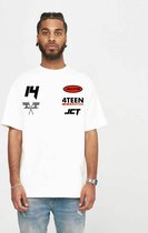JORCUSTOM Sponsor Loose Fit T-Shirt - Wit - Volwassenen - Maat XS