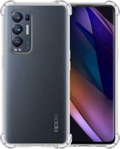 Oppo Find X3 Neo Hoesje Schokbestendig TPU Back Cover Transparant