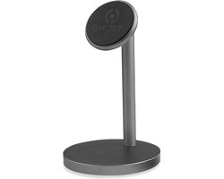Celly GhostDesk Telefoonhouder Bureau - Universele telefoonstandaard bureau - Magnetisch - Grijs