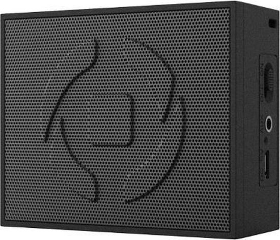 Bluetooth speaker Up Mini zwart, compact, draadloos 2W geluid, 4 uur batterij, Bluetooth en jackplug