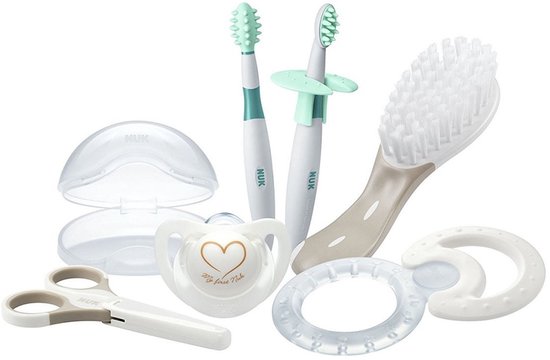 NUK baby set voor pasgeborenen - Beige/Wit van Nuk — afbeelding 2