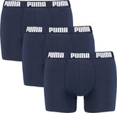 Puma 3-pak Heren Boxershort Everyday Boxershort - M - Blauw