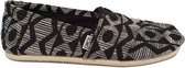 Toms Classic  Espadrile 10004801 Black/White Cultural Woven Maat 43