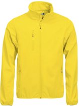 Clique Basic Softshell Jacket 020910 - Mannen - Lemon - 3XL